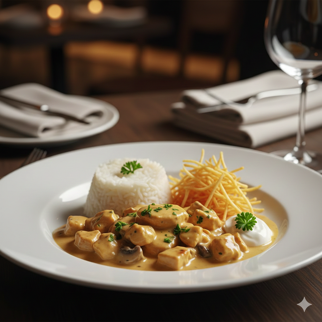 Strogonoff de frango