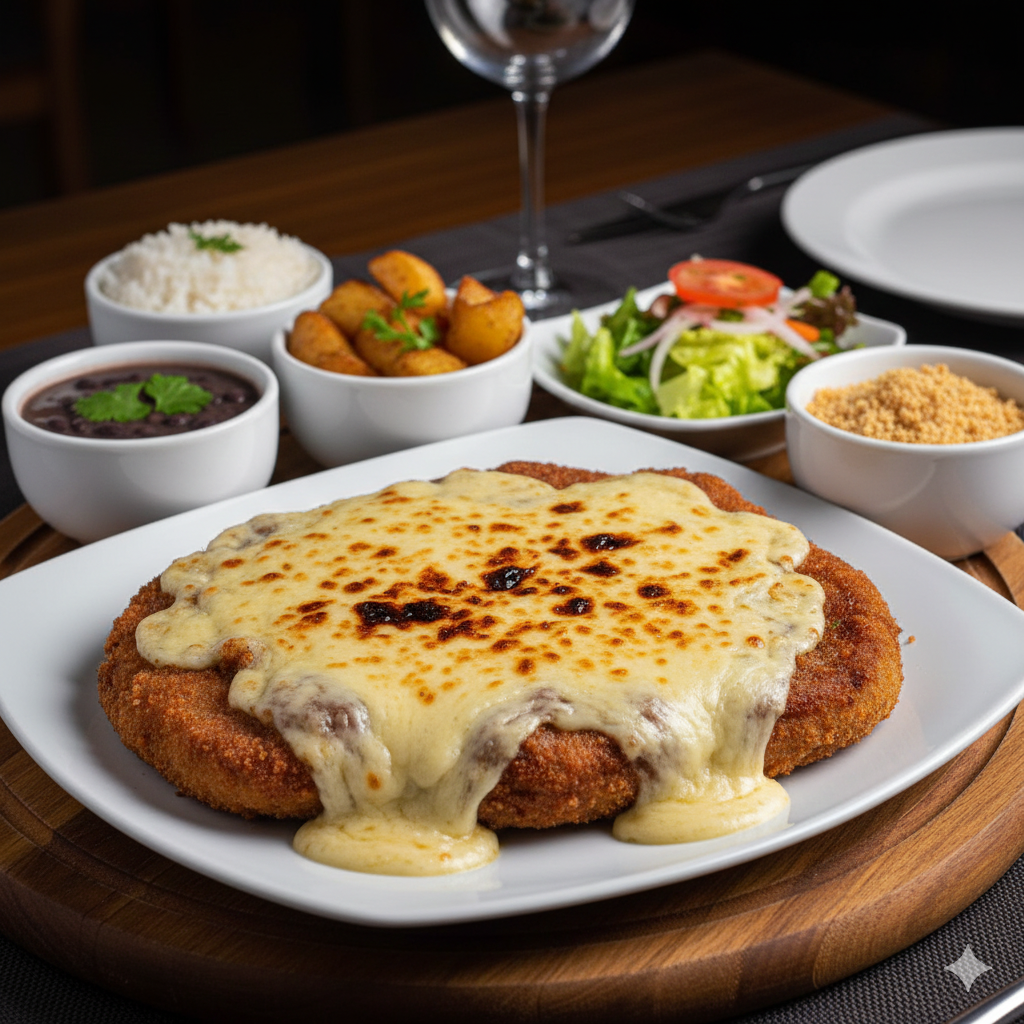 Filé de alcatra empanado